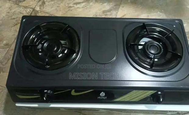 Nunix Auto Ignition Table Top Stainless Steel 2 Burner
