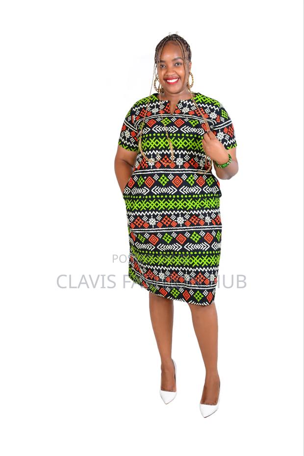 Ready Made Continental Beauty Kitenge Dress