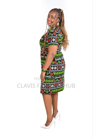 Ready Made Continental Beauty Kitenge Dress