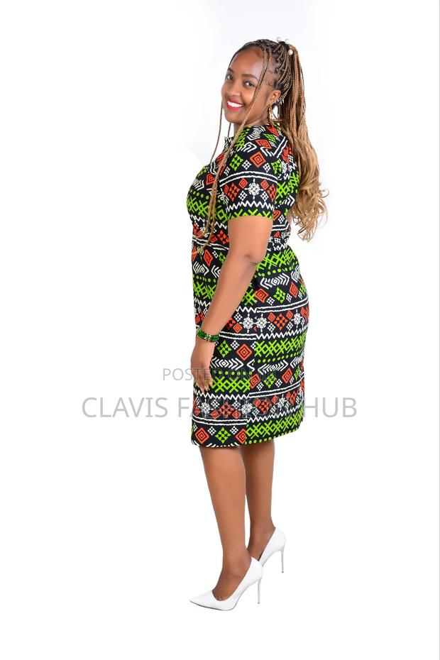 Ready Made Continental Beauty Kitenge Dress - thumbnail 2