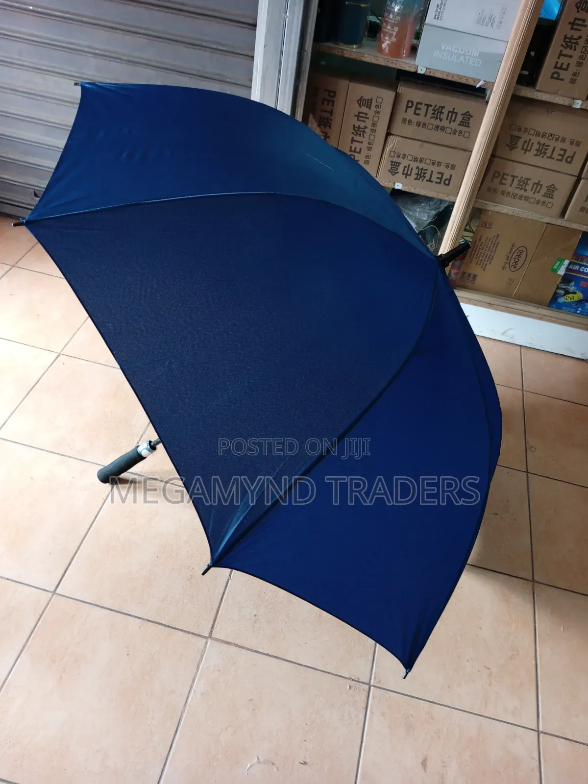 Umbrella Plain Colour Black or Navy Blue/Branding Umbrellas