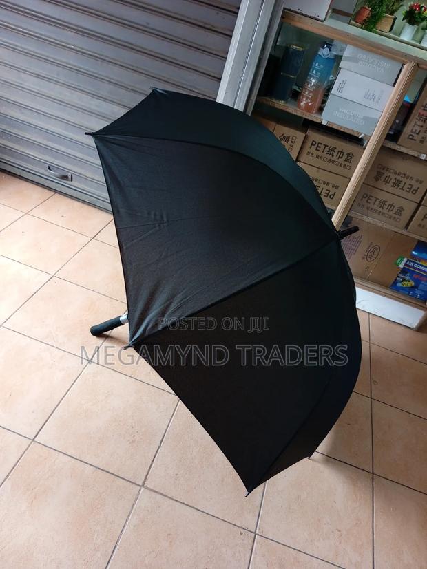 Umbrella Plain Colour Black or Navy Blue/Branding Umbrellas - thumbnail 4