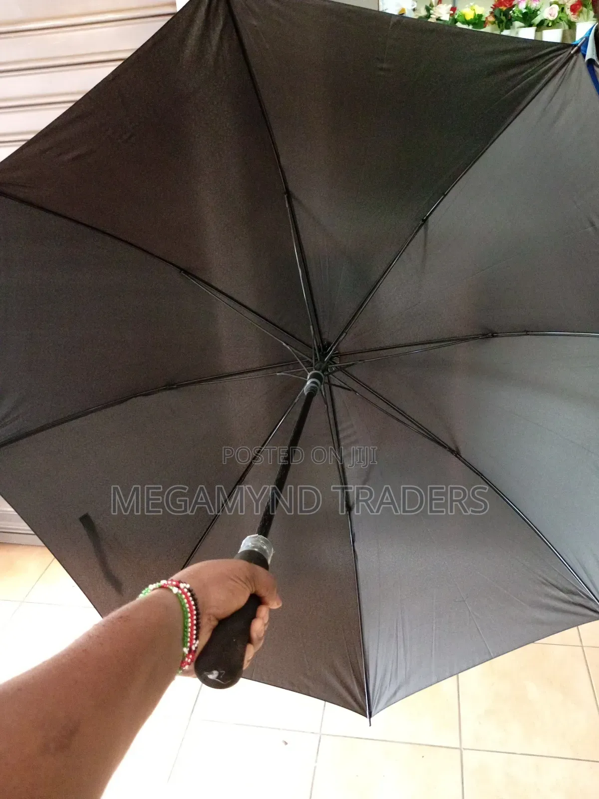 Umbrella Plain Colour Black or Navy Blue/Branding Umbrellas