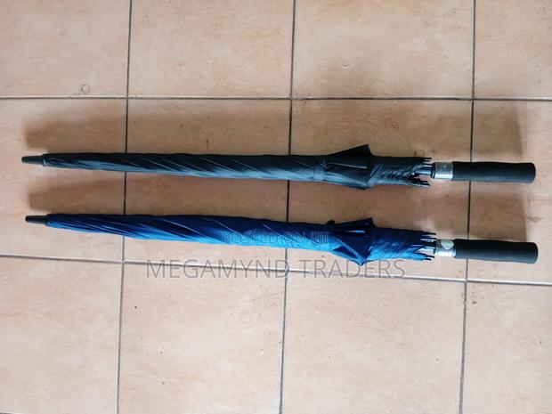 Umbrella Plain Colour Black or Navy Blue/Branding Umbrellas - thumbnail 7