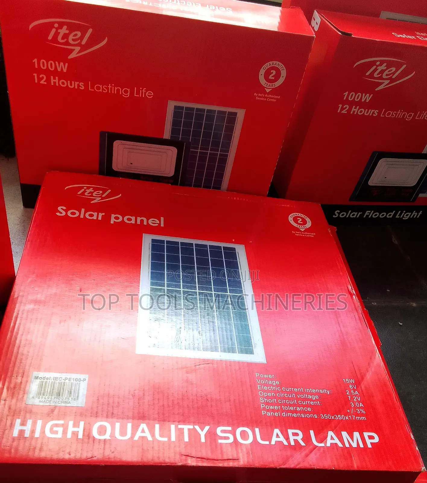 Itel Solar Flood Lights 100