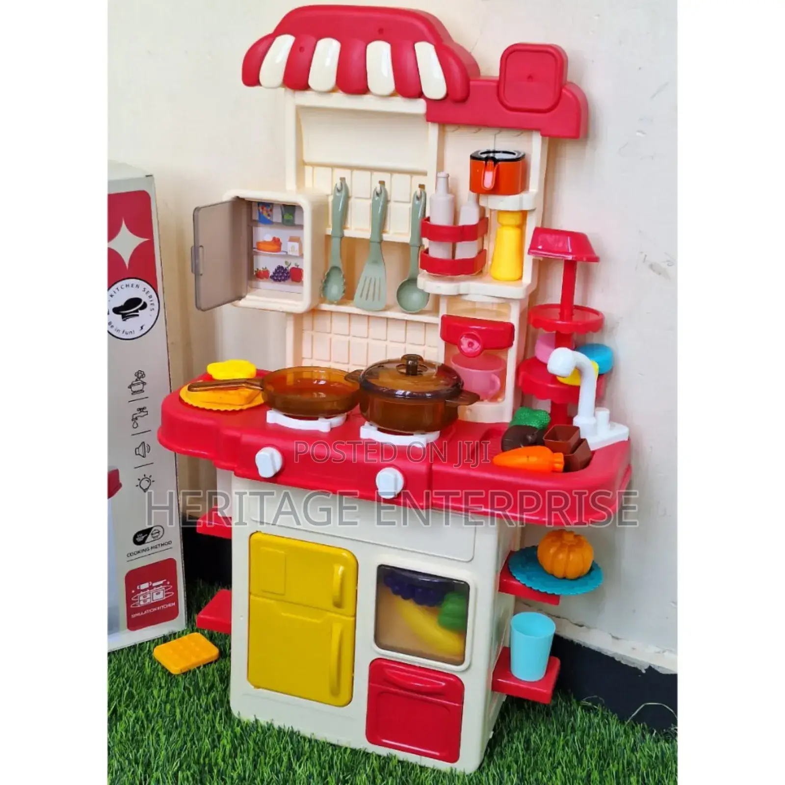 Kids Playing Kitchen Set