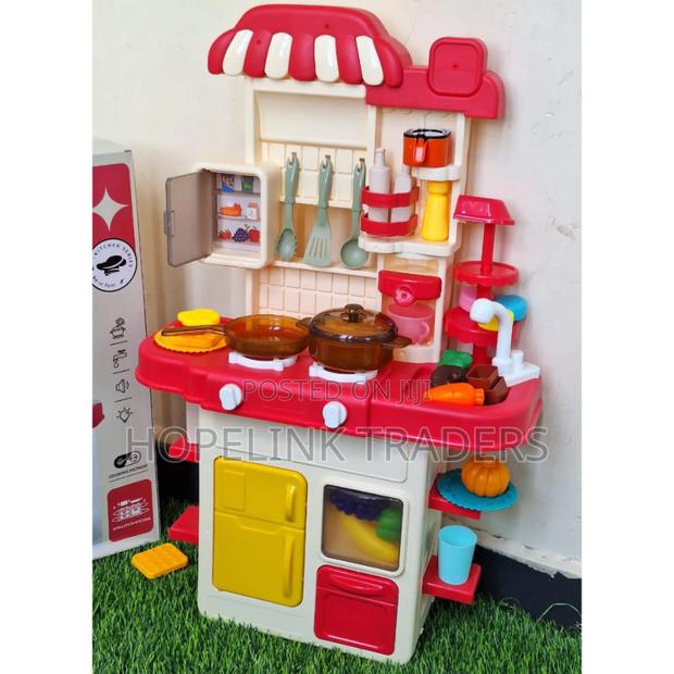 Kids Playing Kitchen Set - main view
