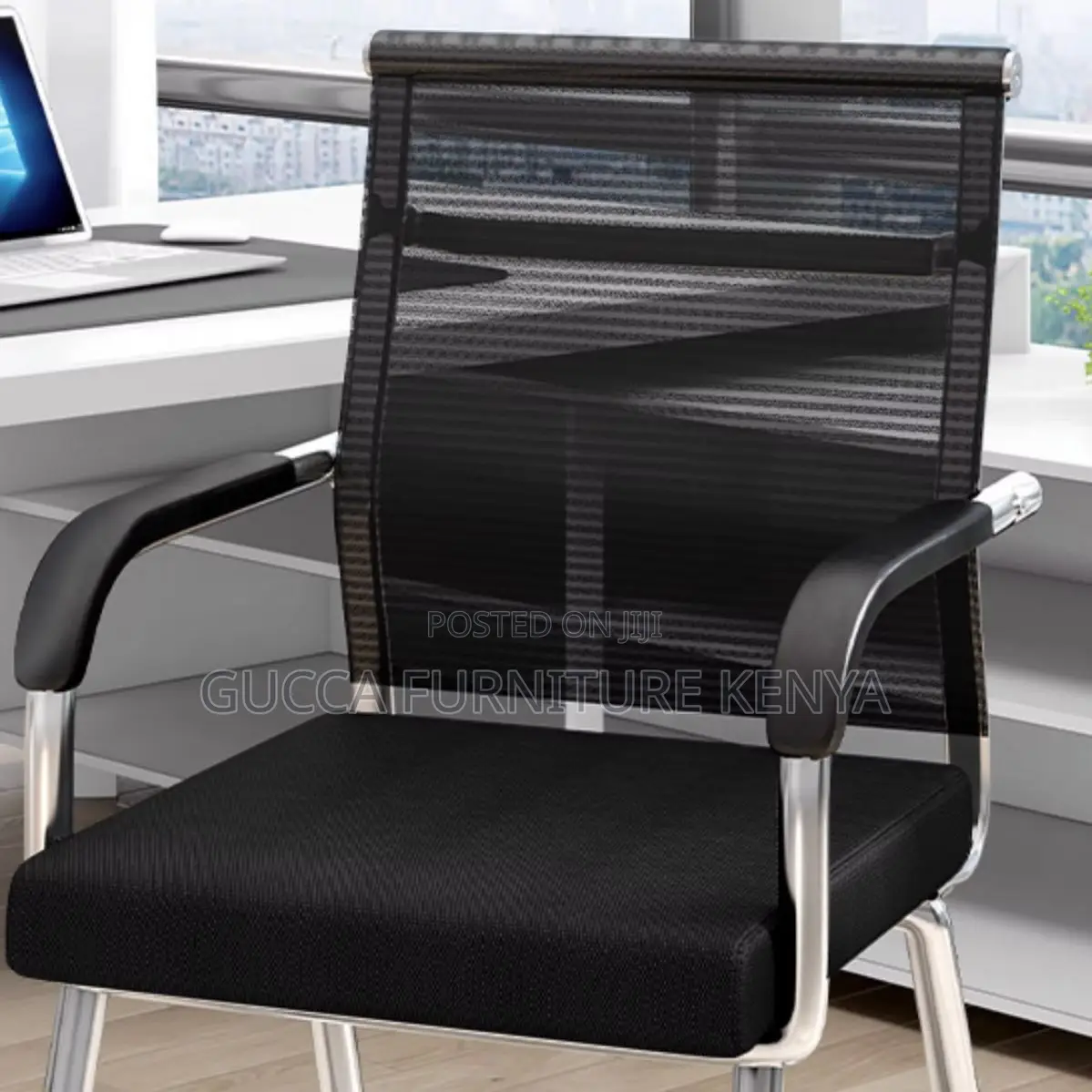 Office Chairs:Ergonomic Mesh Upholstered Office Desk Seat