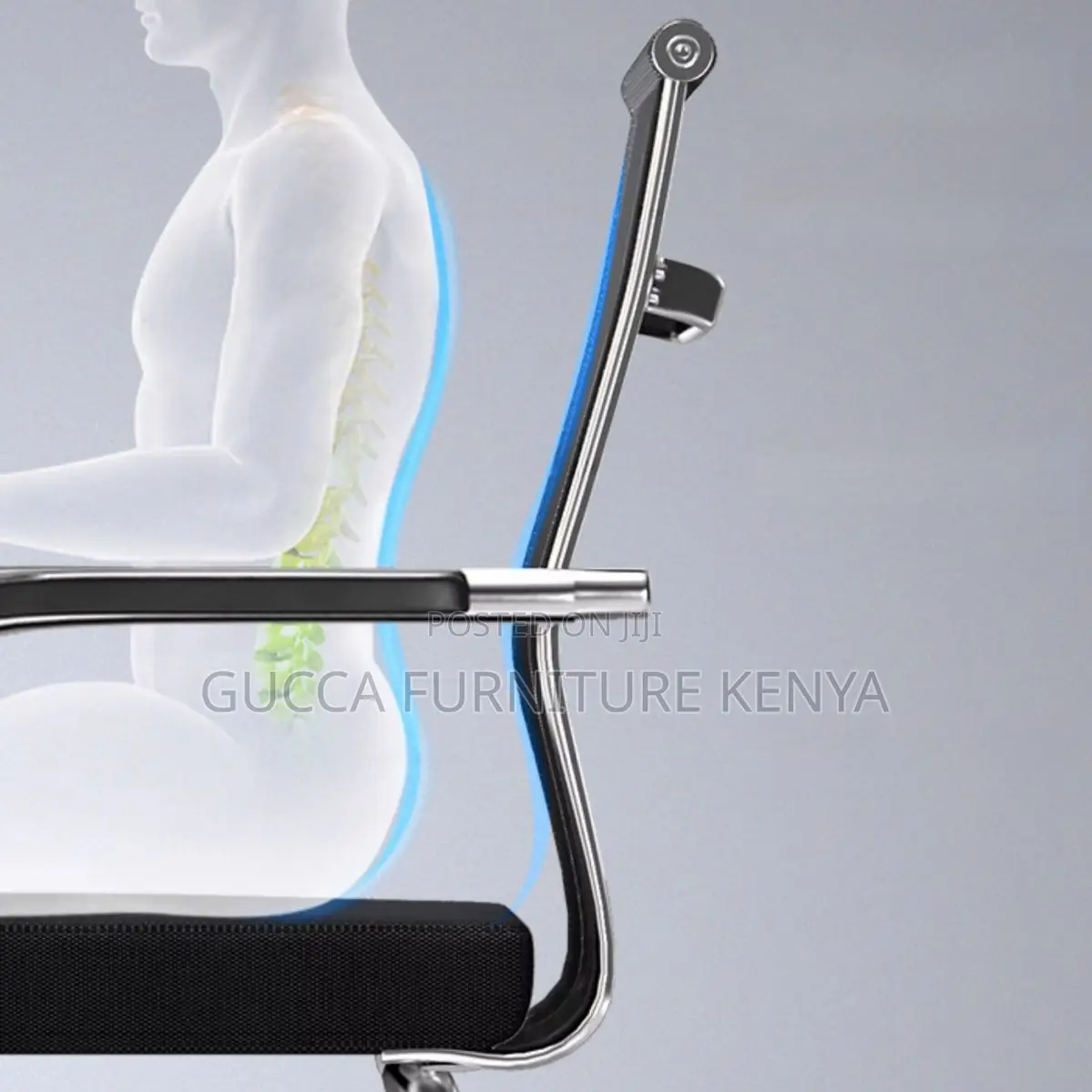 Office Chairs:Ergonomic Mesh Upholstered Office Desk Seat