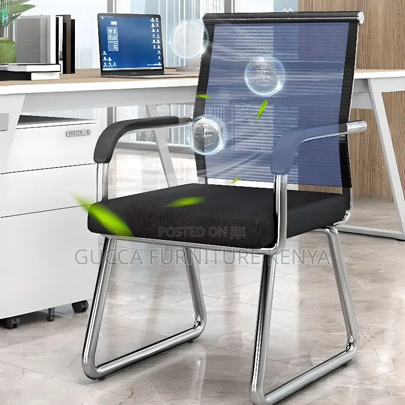 Office Chairs:Ergonomic Mesh Upholstered Office Desk Seat