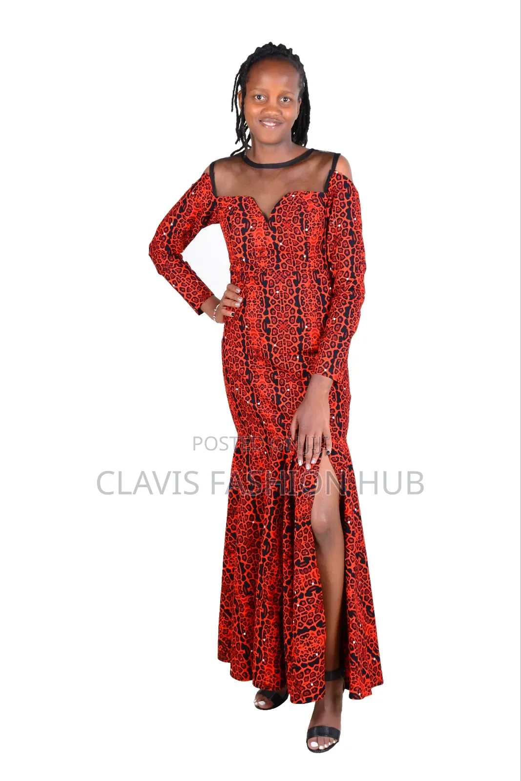 Ready Made African Pop Dress- Ankara Size Xtra Small