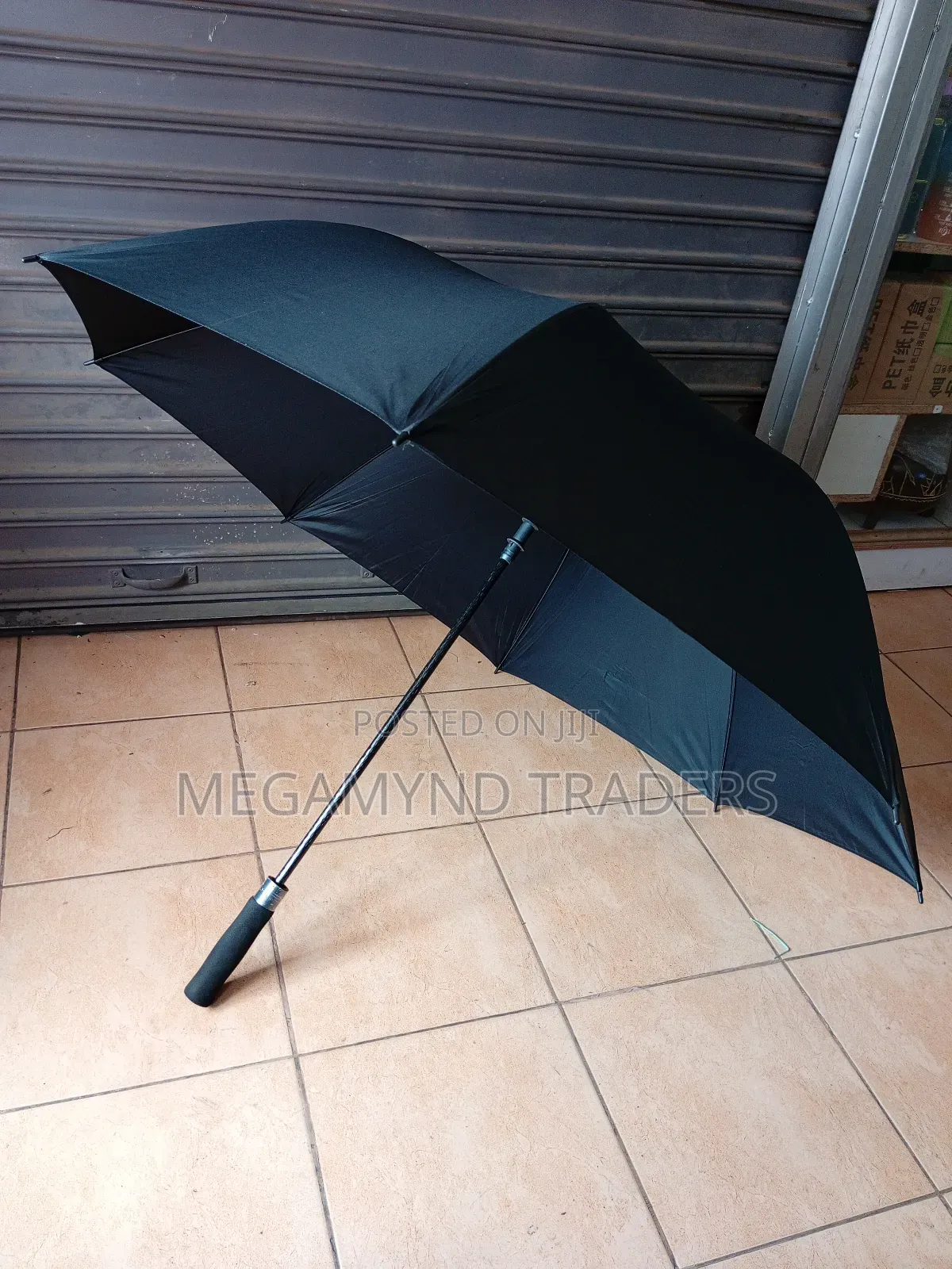 Umbrella Plain Colour Black or Navy Blue/Branding Umbrellas