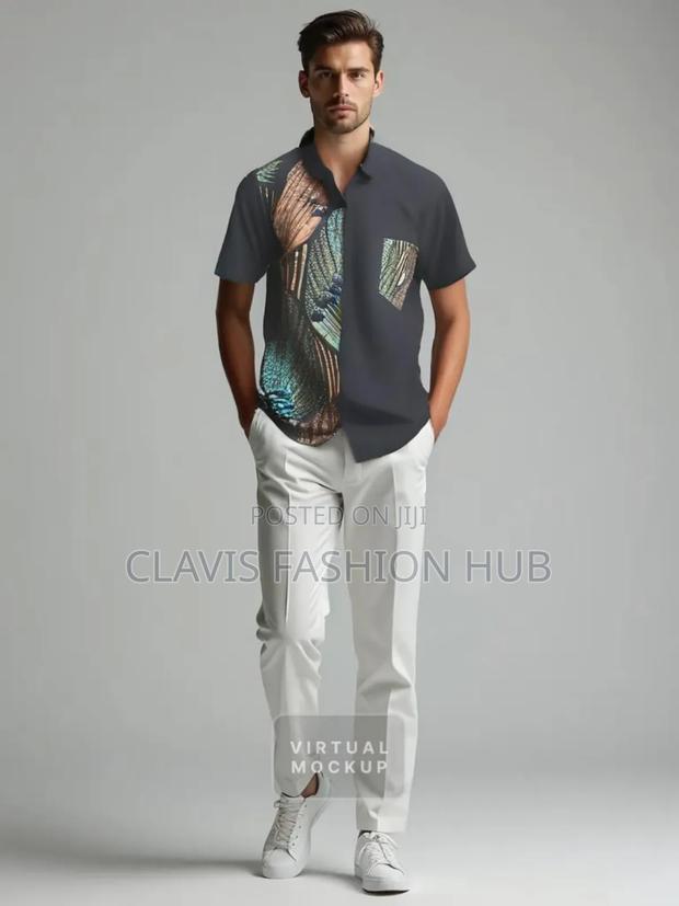 Kitenge Shirt for Men for Events - main view