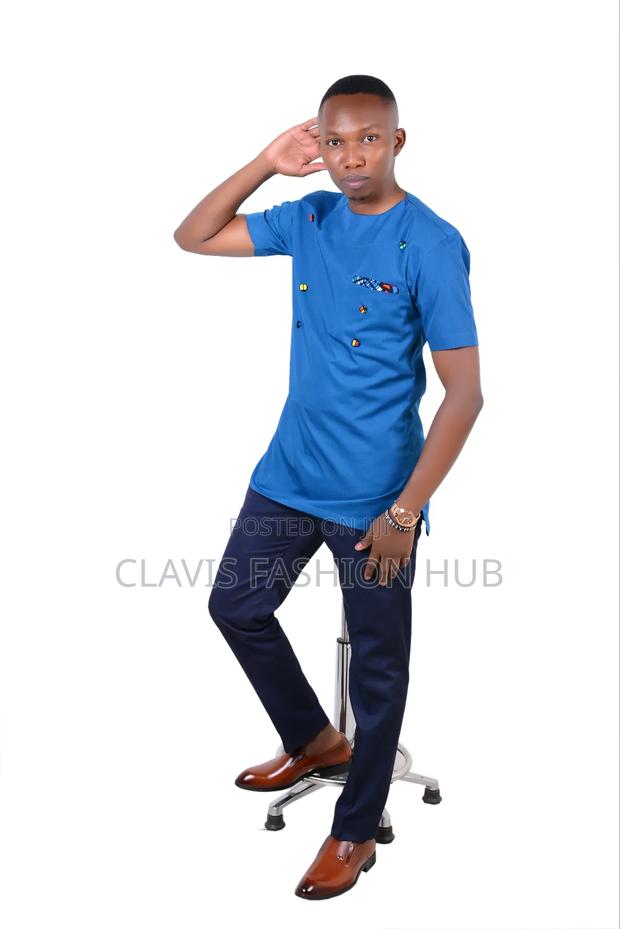 Teal Blue Men Shirts - thumbnail 2
