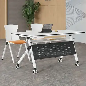 Office Table: Foldable Away Study Conference Table