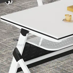 Office Table: Foldable Away Study Conference Table