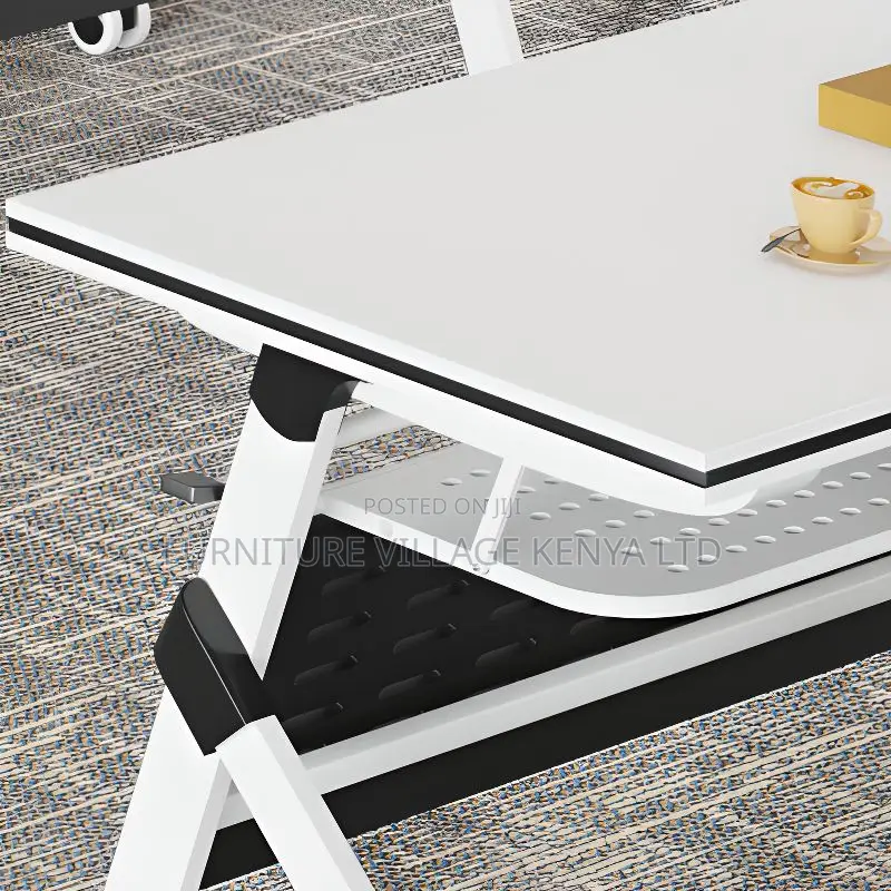 Office Table: Foldable Away Study Conference Table