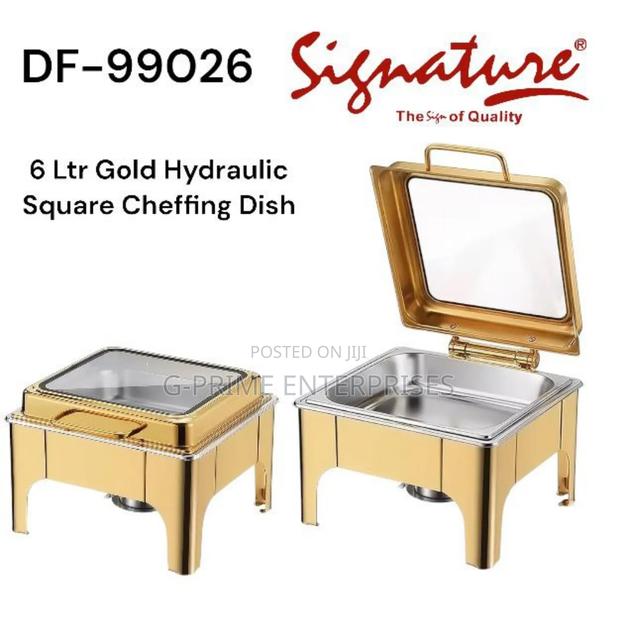 Gold Cheffing Dish - main view