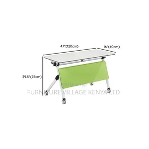Office Table : White Study Table With Wheels