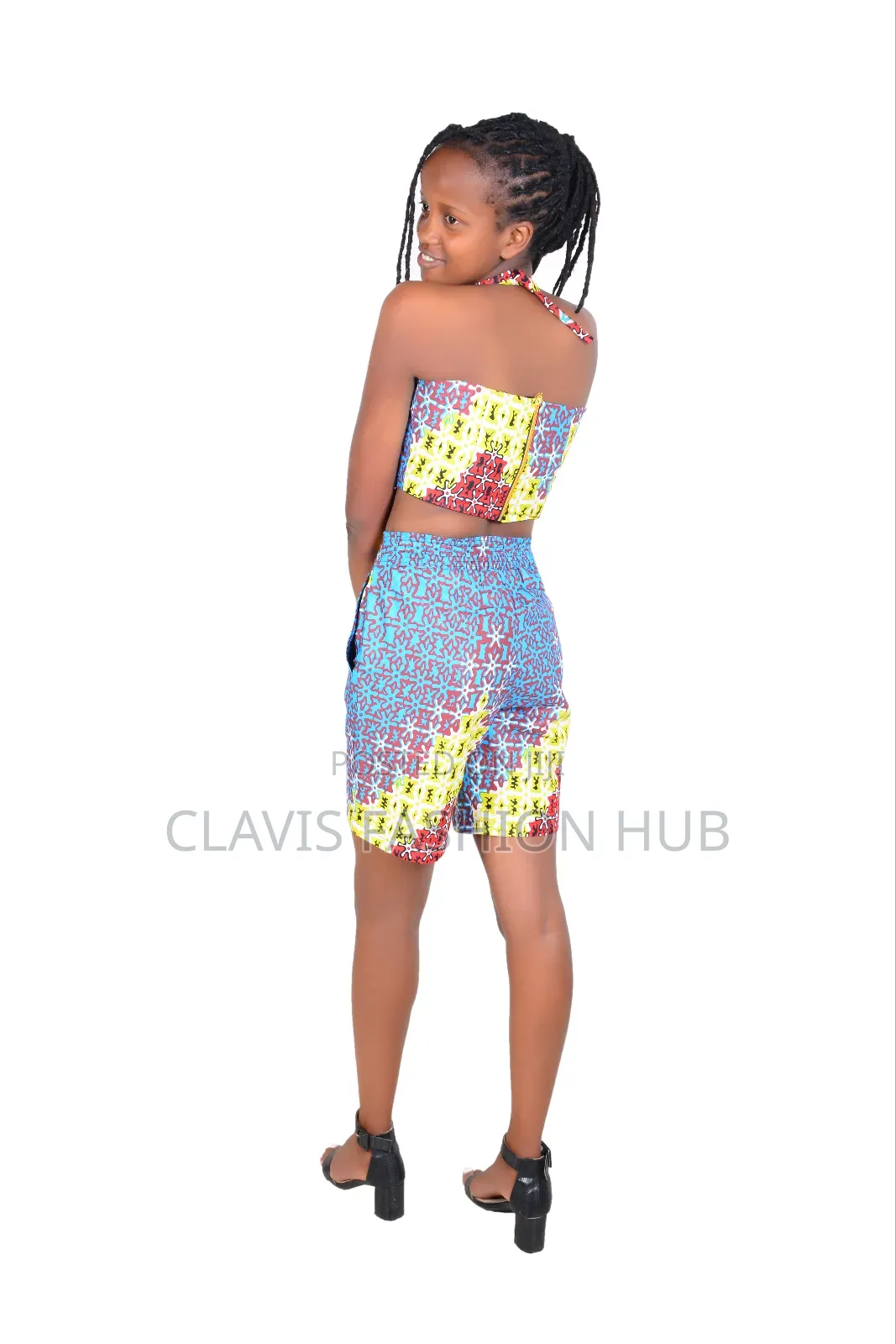 Kwetu Cool Ladies Playsuit Ready Made Top and Short