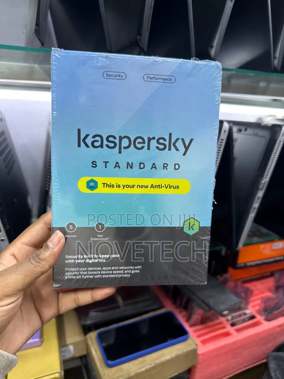 Kaspersky Standard Antivirus; 5 Devices – 1 Year Licence