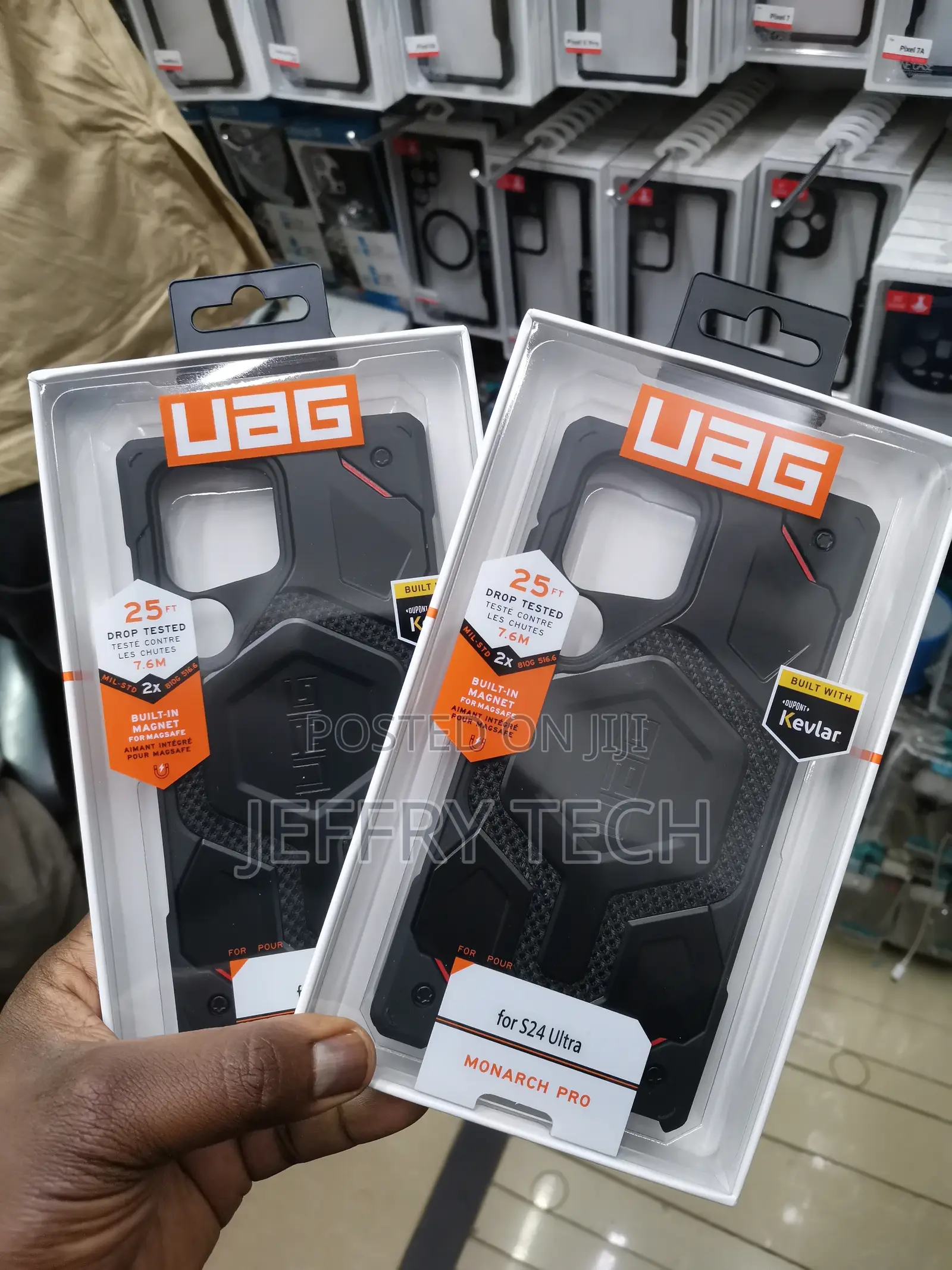 UAG for Galaxy S24 Ultra With Magsafe Drop-Proof Cover-Black