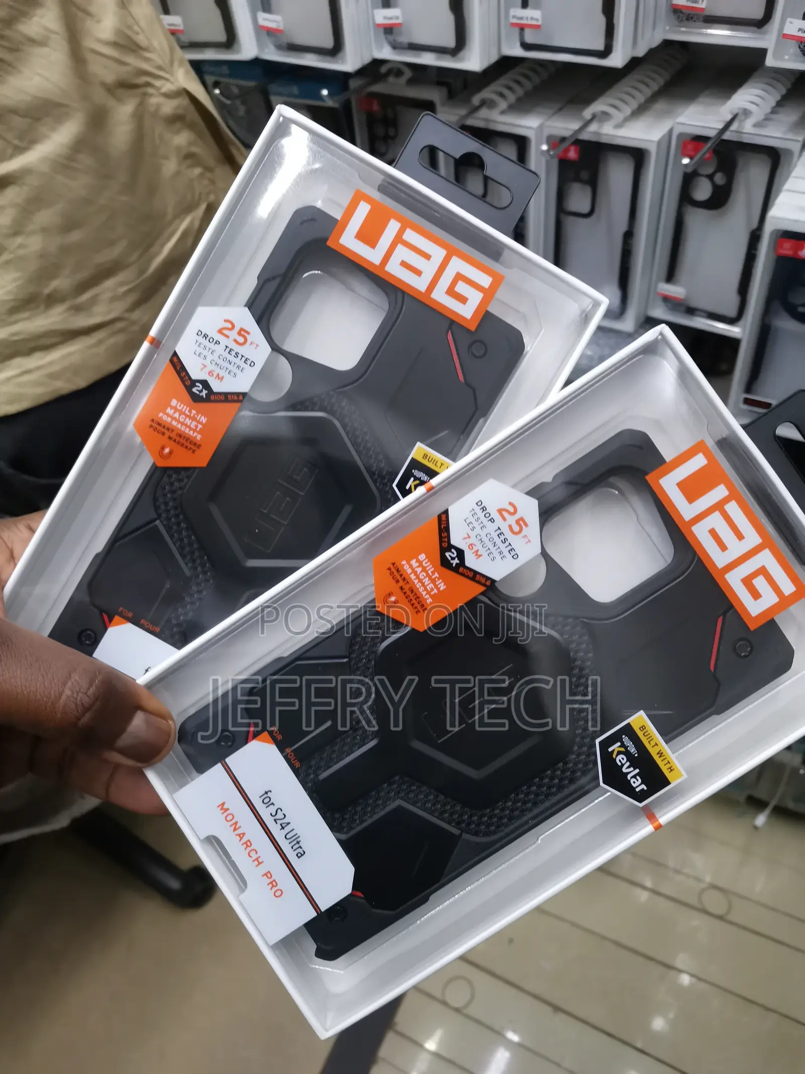 UAG for Galaxy S24 Ultra With Magsafe Drop-Proof Cover-Black