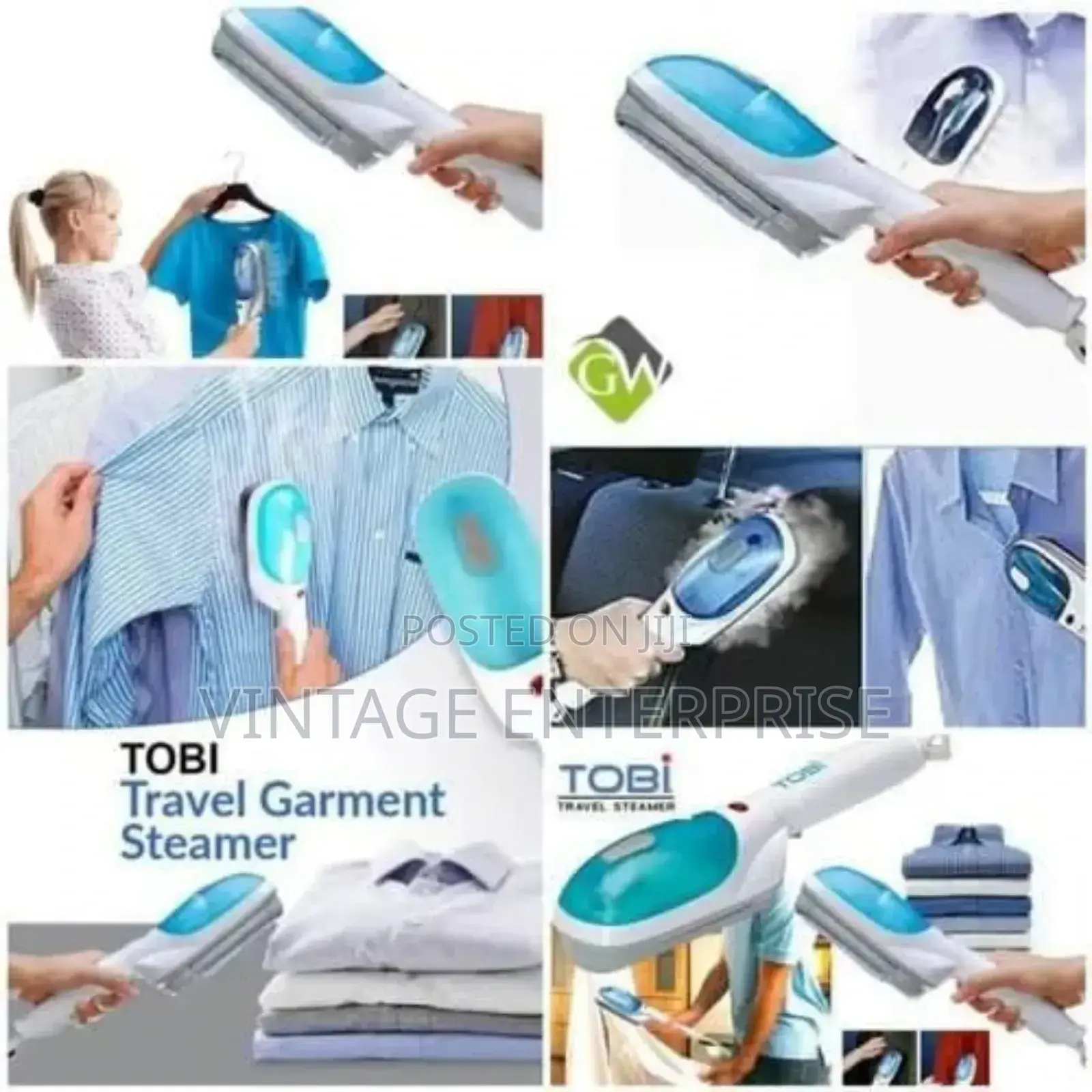 Tobi Travel Steamer /Garment Steam Brush