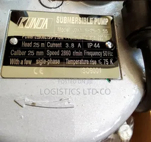 Kunda Submersible Water Pump 0.75 Hp