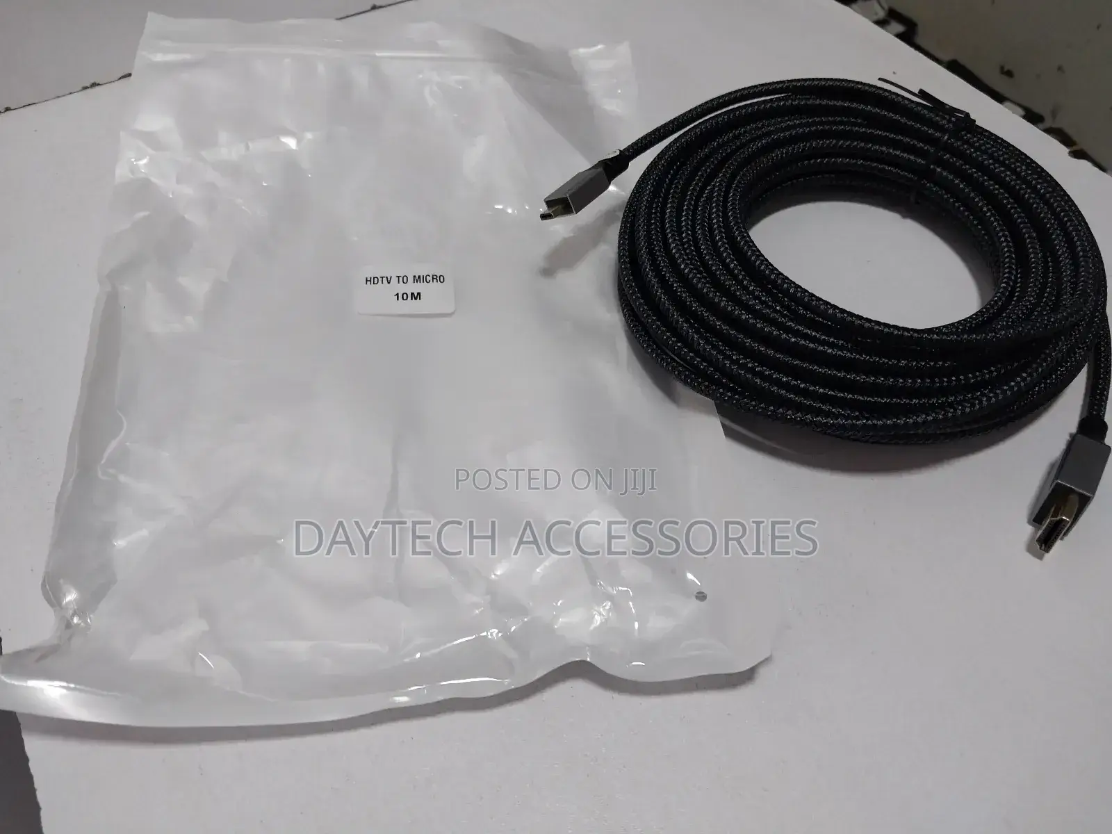 Braided Micro Hdmi to Hdmi Cable 10m Black