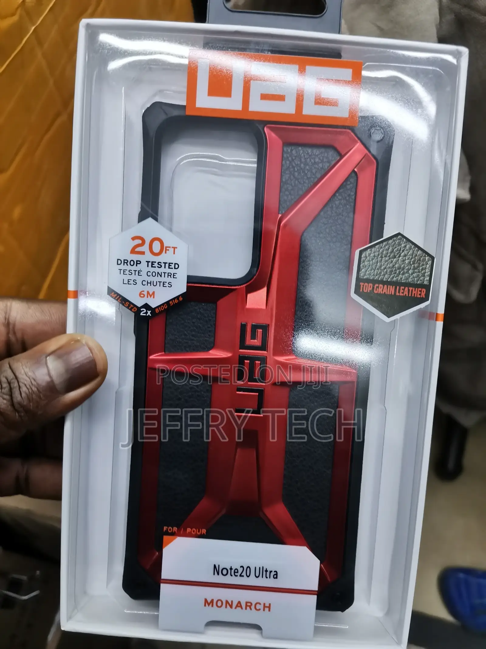 UAG Samsung Galaxy Note20 Ultra Rugged Lightweight Case-Red