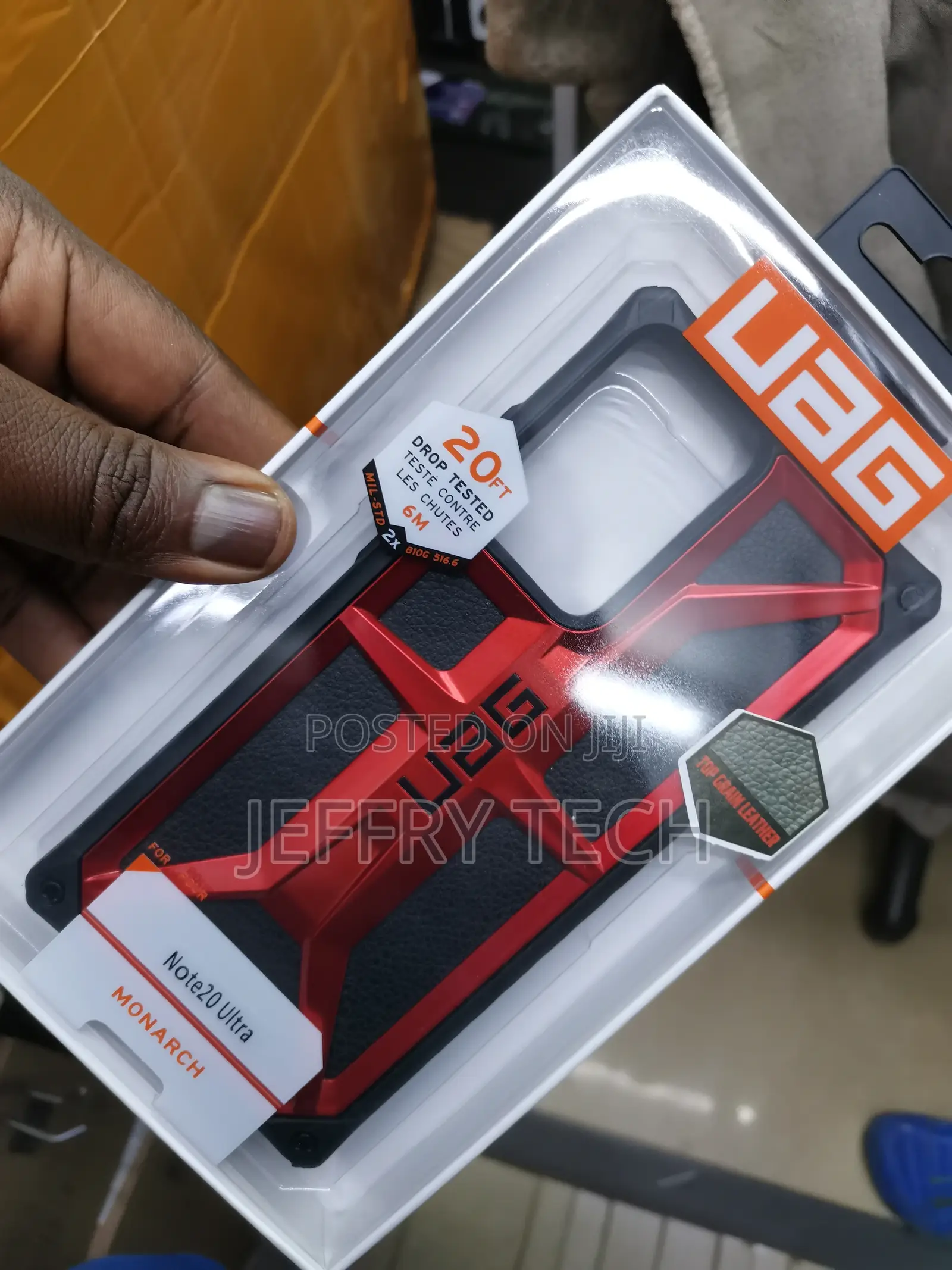 UAG Samsung Galaxy Note20 Ultra Rugged Lightweight Case-Red
