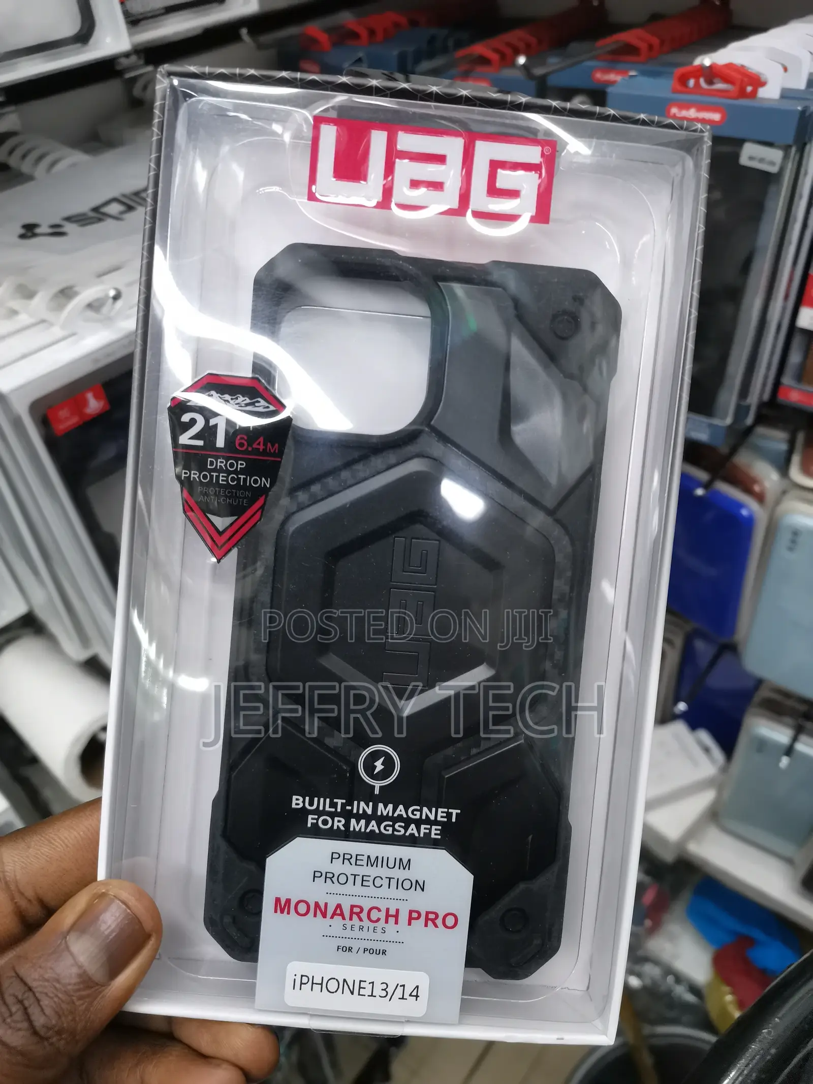 UAG Magsafe Rugged Protective Case for iPhone 13/14-Black