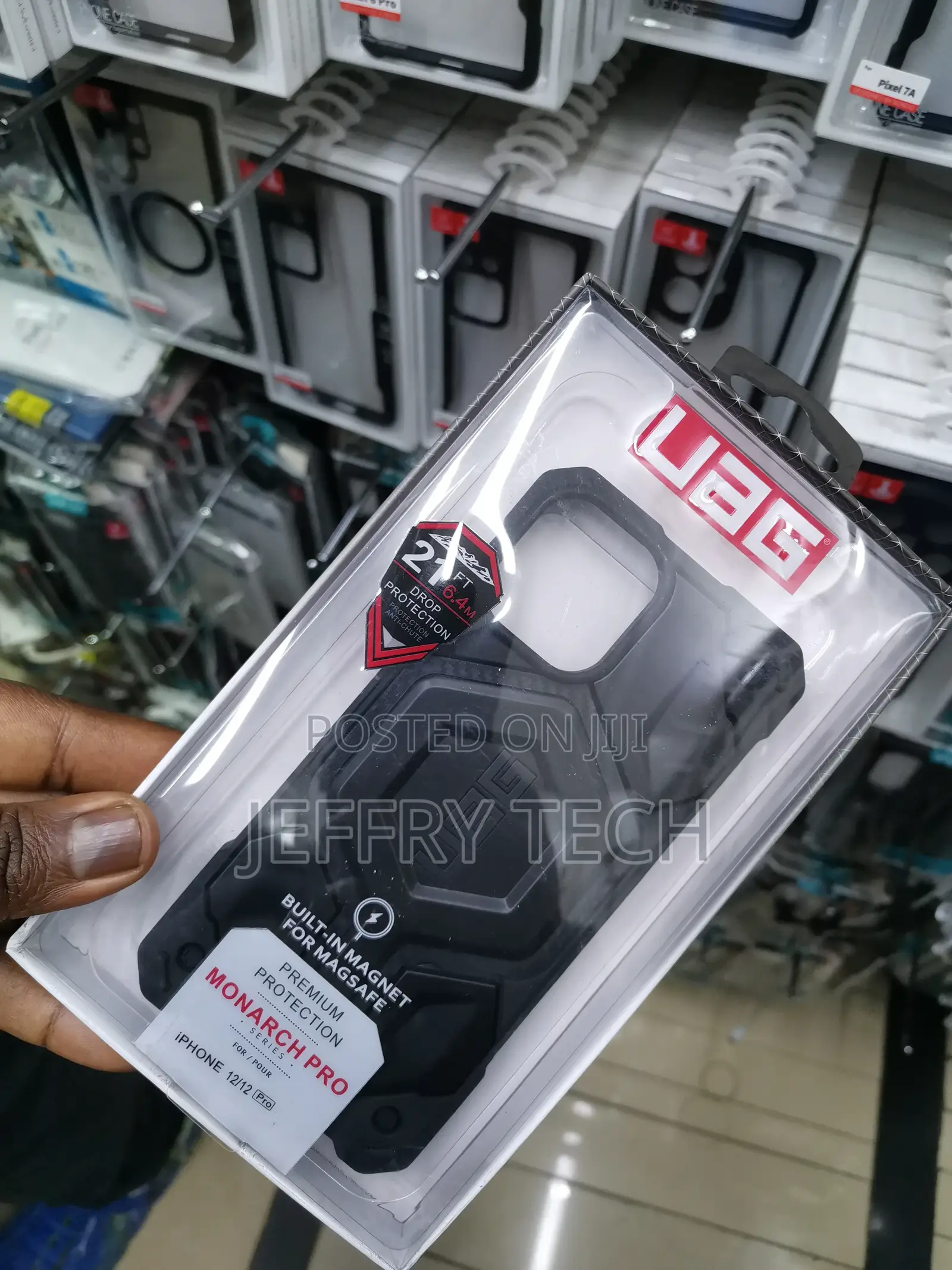 UAG Rugged Magsafe iPhone 14 Pro Drop Protective Case-Black
