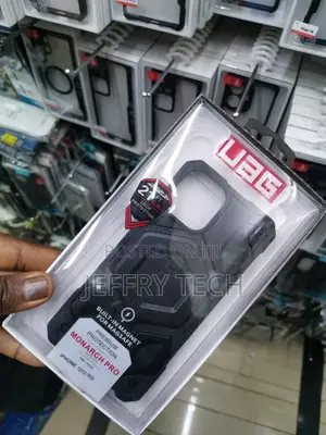 UAG Rugged Magsafe iPhone 14 Pro Drop Protective Case-Black
