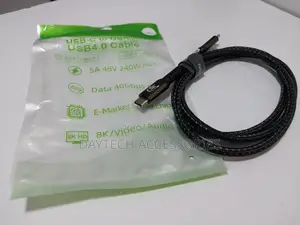 1.0m Usb 3.2 Type C to C Cable, 20gbps Black Line