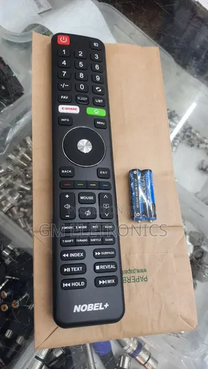 Replacement Remote For Noble+ Smart Tv (E-share)+ Batteries