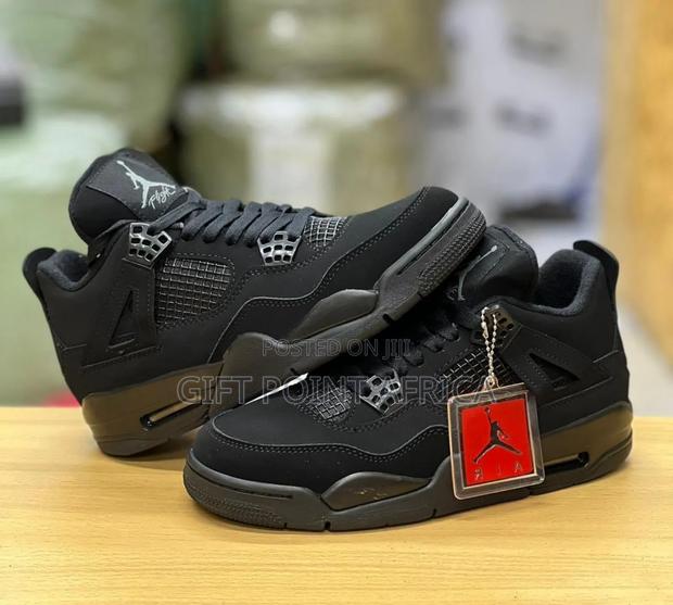 Jordan 4 Black Cat Sneakers - main view
