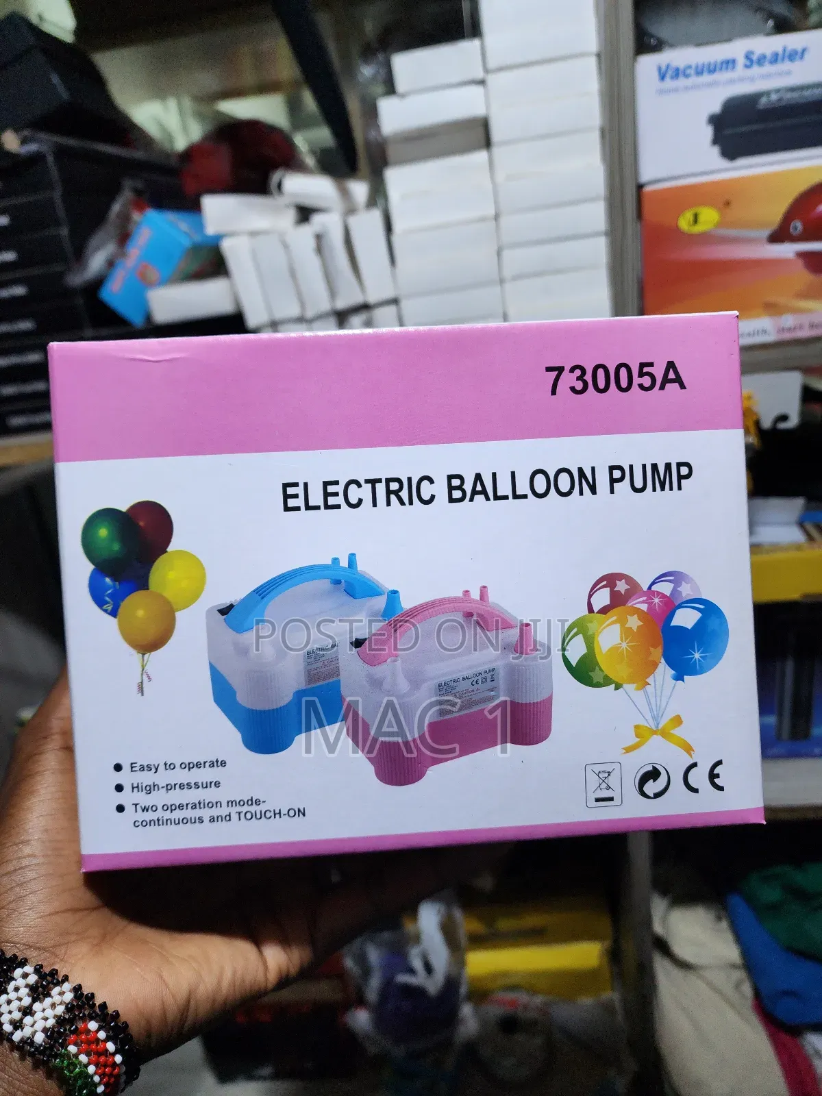 Pink Electric Balloon Pumps Now Available