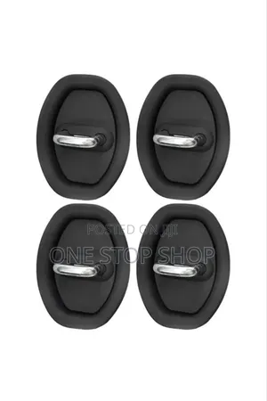 4* Black Car Door Shock Absorber Pad