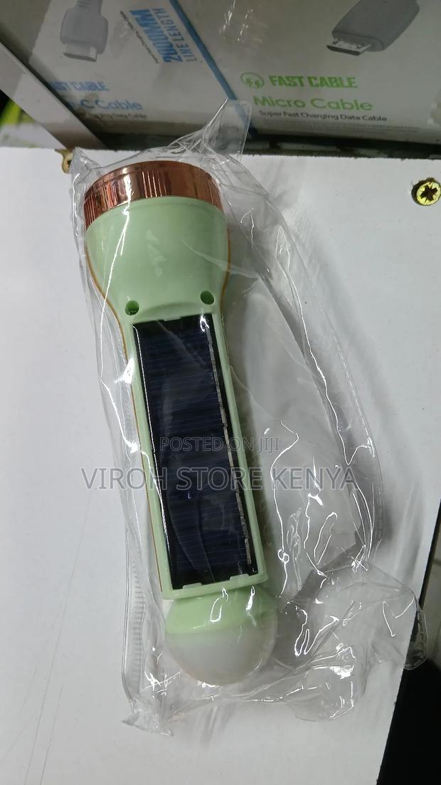 Solar Torch Rechargeable Pocket Flashlight - thumbnail 2