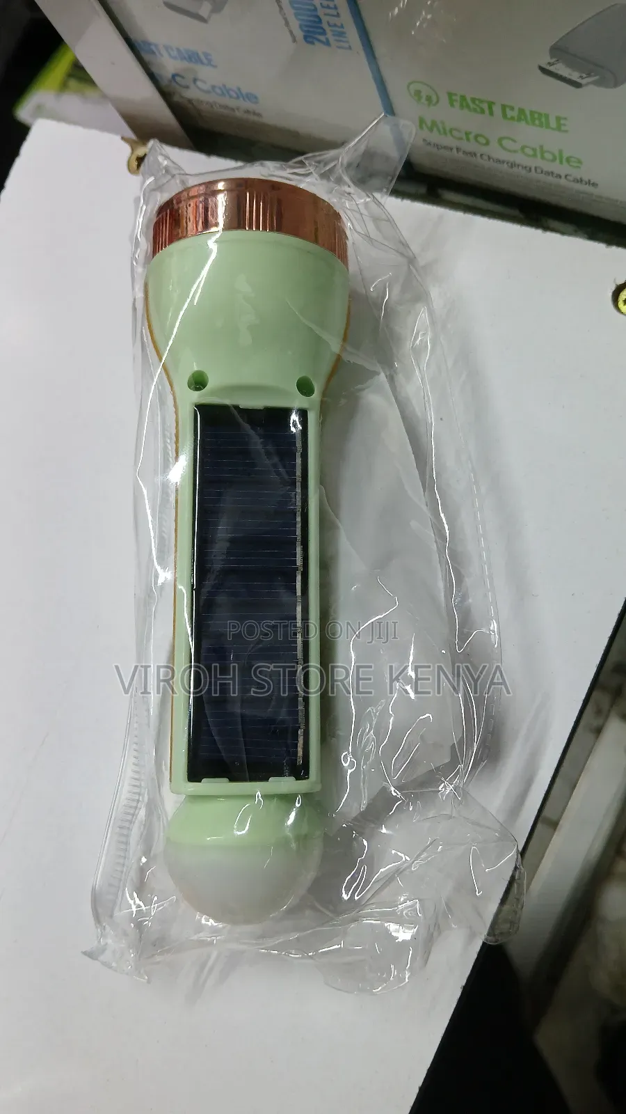 Rechargeable Solar Torch Spotlight
