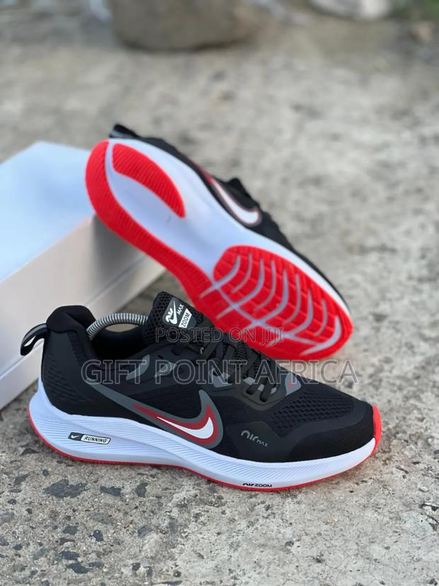Black Nike Air Running Sports Sneakers