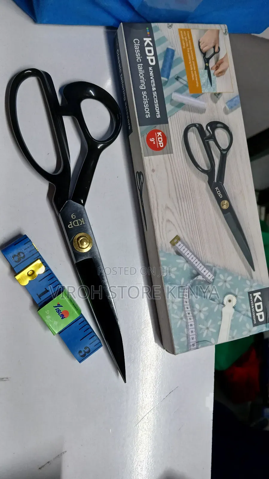 KDP Tailoring Scissors 9 Inches + Free Tailoring Tape