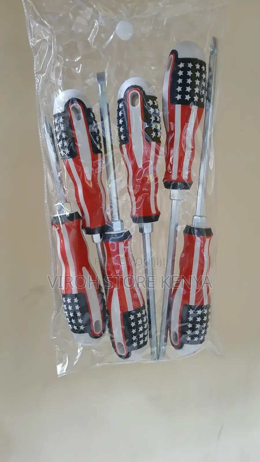 6pcs Screwdriver Set Dual Star / Flat Different Sizes Set