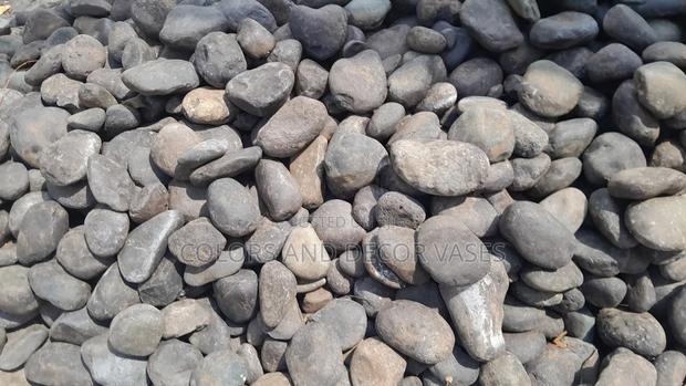 Big Black Riverbed Stones in Stock - main view
