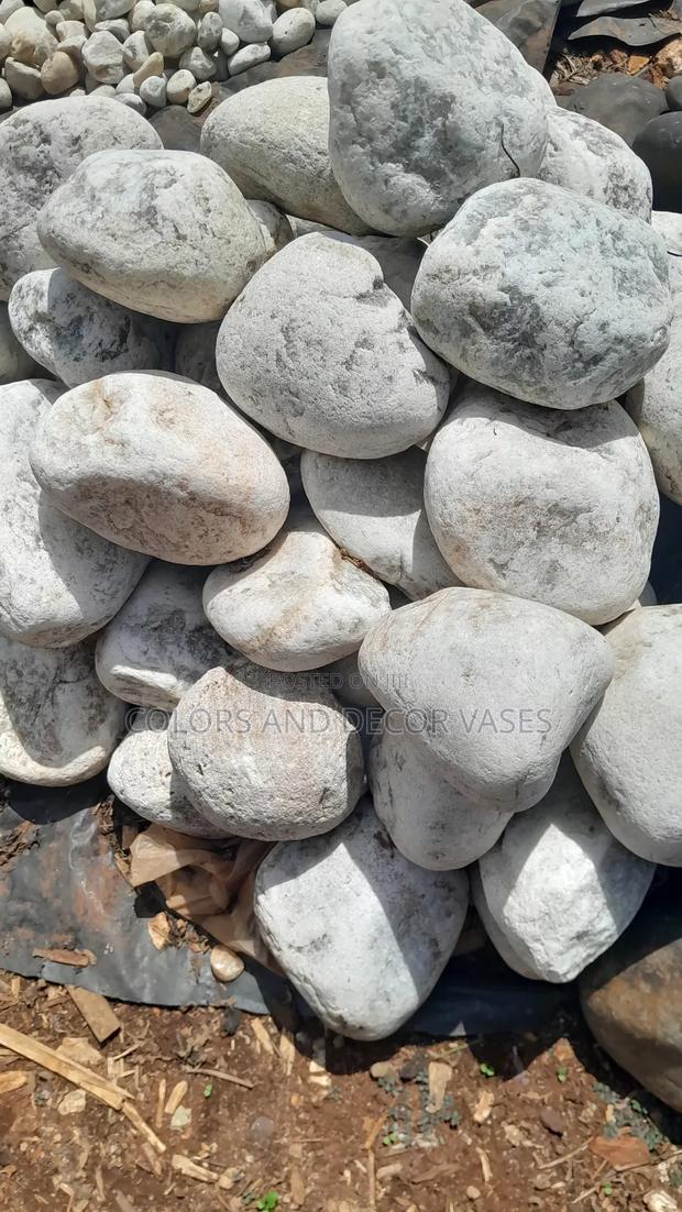 Head Sized Pebble Decorative Stones