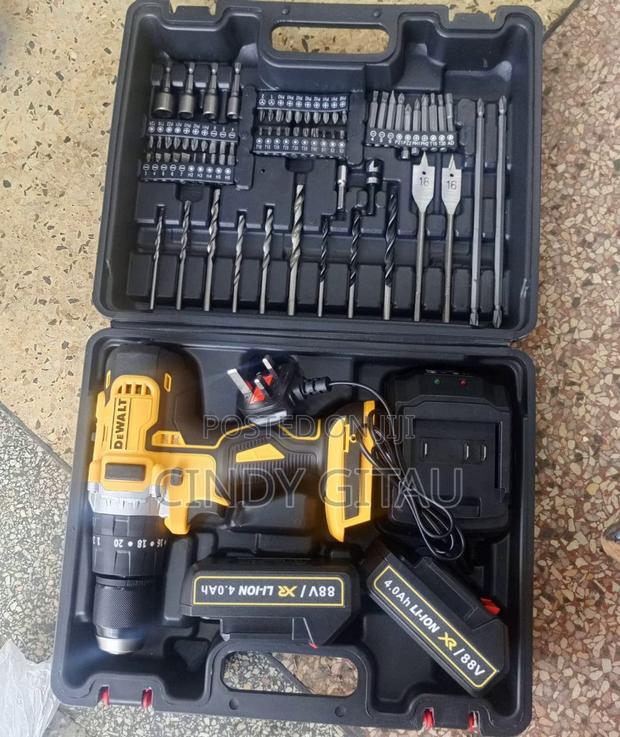 Powerful 88V Cordless Complete Dewalt Drill Set