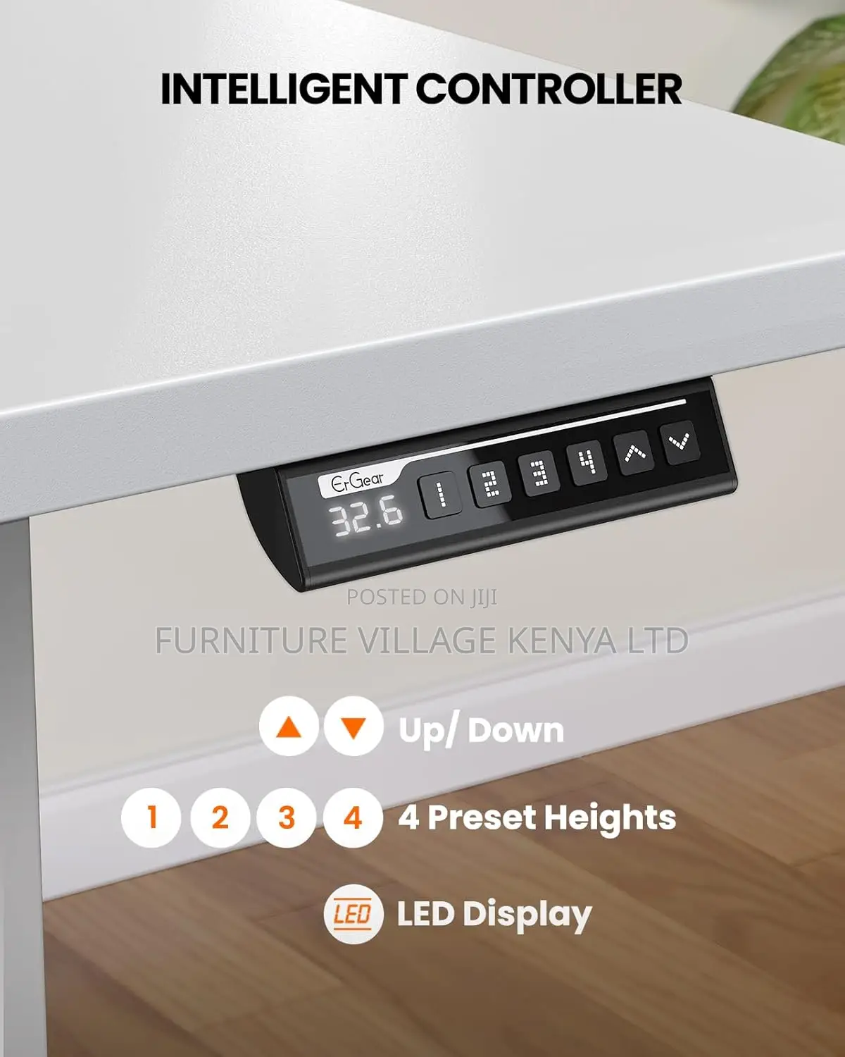 Office Desk: Height Electric Adjustment Desk