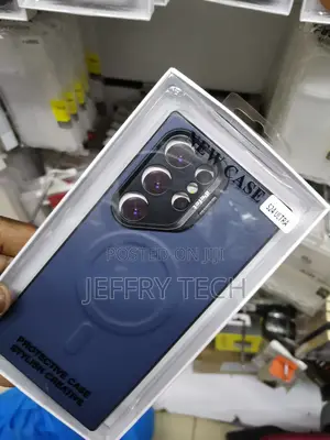 Leather Case for Galaxy S24 Ultra With Magsafe,Camera Frame